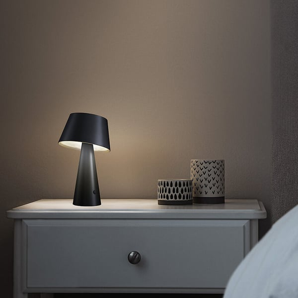 Επιτραπέζιο ηλιακό φωτιστικό Tizia black TIZIA-N 